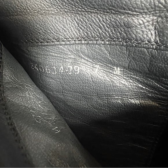 Stuart Weitzman's '5050' Boots Black Nappa Leather Size 7 M - Picture 15 of 16